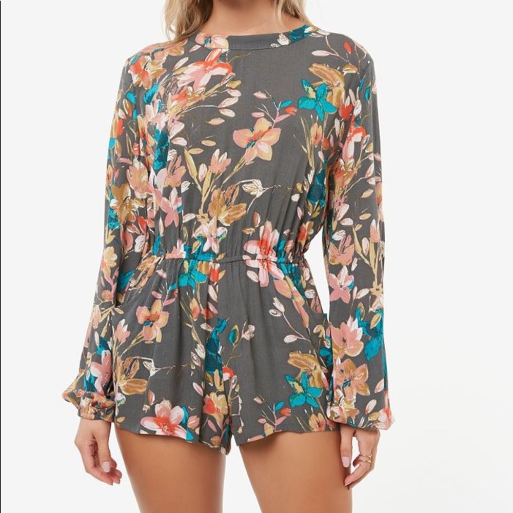 O'Neill "Tora" Floral Print Romper